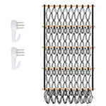 filet suspendu blanc maille moderne compartiments 52cm 105cm autonome coton echangetablewasher