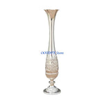 vases métal bronze argent or motifs floraux texture grungée classique élégant