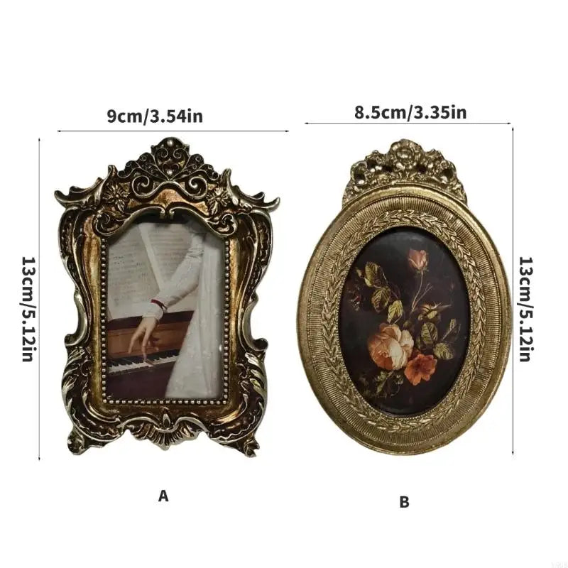 Cadre photo ornement doré fleurs noires baroque adulte unisexeOpaque fond noir image fleurie baroque