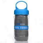 serviette sport polyestère bleu vert moderne maille fine rapide absorption haute qualité douce