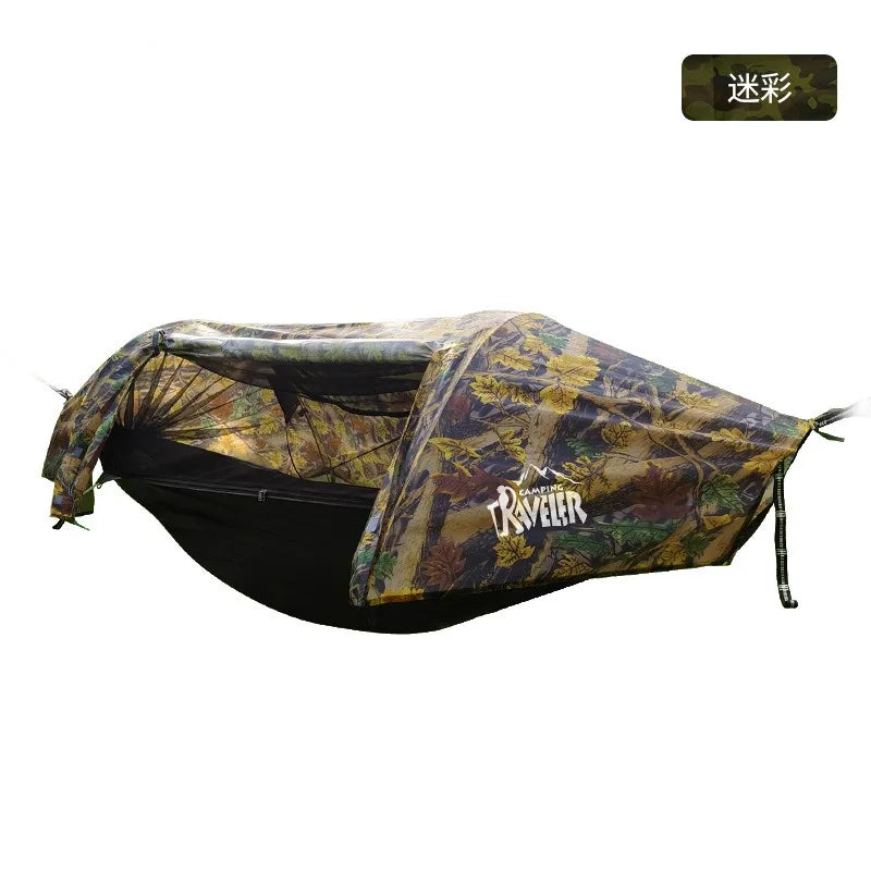 hamac extérieur camo vert olive noir résistant oxford moderne sac rangement adultes camping