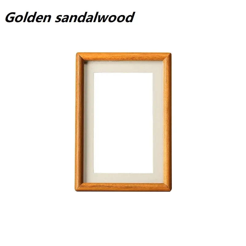 cadre photo bois naturel classique marron clair texture bois fenêtre photo minimaliste deco intérieure