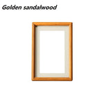 cadre photo bois naturel classique marron clair texture bois fenêtre photo minimaliste deco intérieure