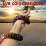 bracelet serpent bleu violet vert créatif opacité adhésif jeunesse collection plastique