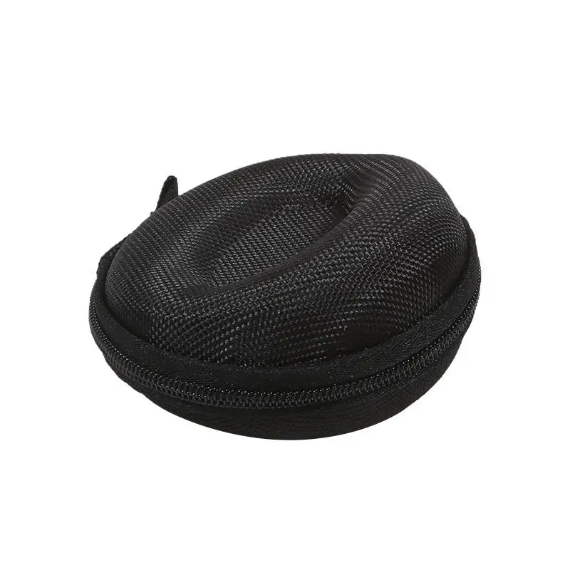 boîte rangement montre tissu maille noir vert olive violet moderne pratique zip