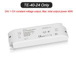 pilote led dimmable 12v 24v triac pwm moderne certifié rohs abs blanc