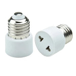 adaptateur culot E27 blanc moderne adhésif durable base lampe universel US EU