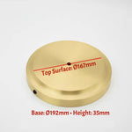 base lampe cuivre doré moderne lisse brillant 100mm 222mm 30mm 40mm