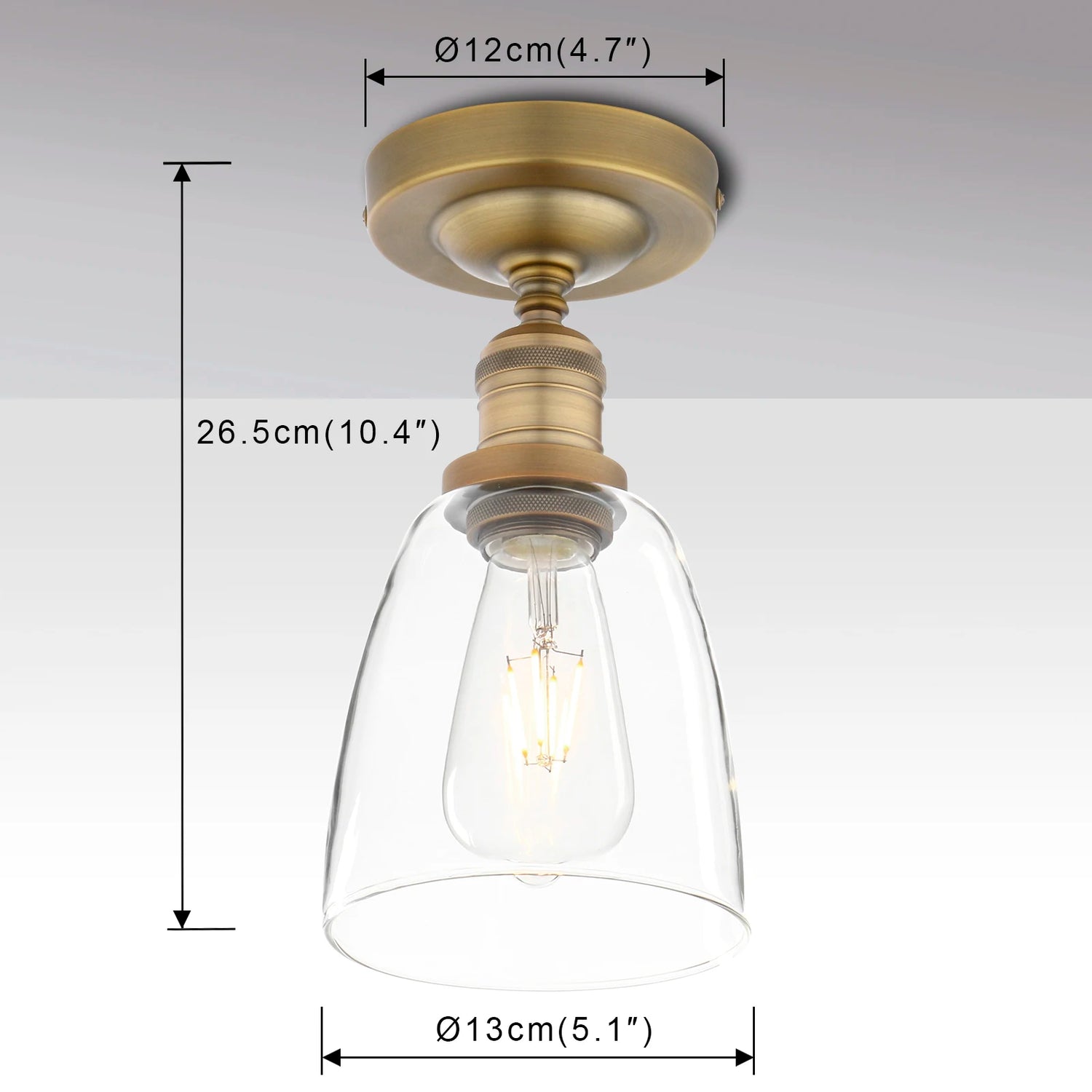 Suspension luminaire fer antique style industriel