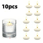 bougies flottantes blanc opaques modernes baignoire décoration st valentin mariage 10 16 pièces