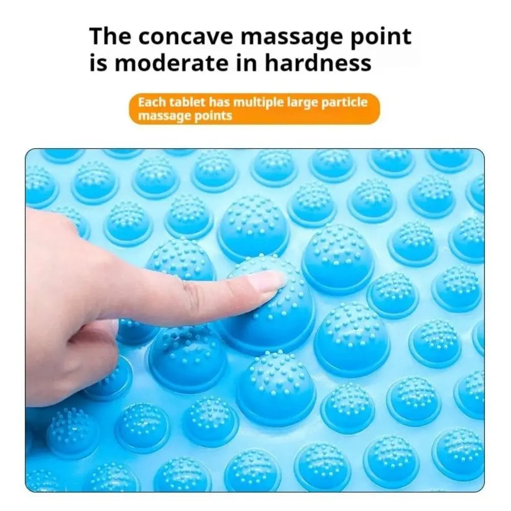 tapis massage points concaves violet vert rose bleu moderne opacité yoga circulation sanguine