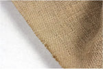 tissu jute toile grossière beige clair foncé rustique résistant bricolage couture nappe bordures