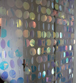 rideau pvc fleur argent violet or moderne décoration intérieur maison