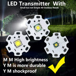 LED haute puissance 1W 3W 5W 10W blanc froide 16mm 20mm éclairage vélo phare