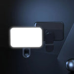 lampe led portable rechargeable blanc noir réglable clip moderne compact selfie
