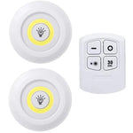 lampe led veilleuse blanc moderne adhésive batterie commandes distante luminosité réglable chambre salle bain