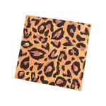 serviettes papier jetables motif animal zèbre léopard feuilles tropicales verte moderne anniversaire mariage baptême
