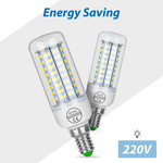 ampoule led barre grains maïs blanc moderne e14 e27 2700k 6500k 24leds 48leds 72leds