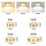 spots led or surface mounted salle bain 10w 15w 25w finis givrés