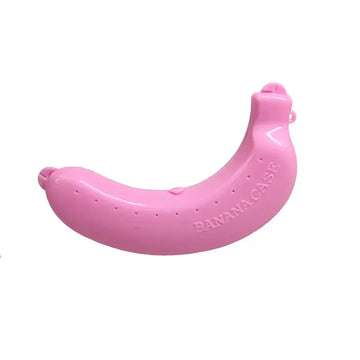 boîte rangement bananes moderne vert rose jaune clips fruits écologique portable