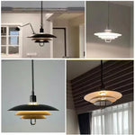 suspension lumineuse moderne alliage gris noir géométrique réglable 90 260V 249 2000lm