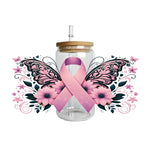 autocollants papillons fleurs tasse imperméable adhésif floral transparent amerique bricolage
