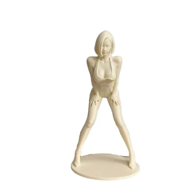 statue blanche goddess manga moderne figurine 3d print otaku décoration chambre salon original beauty