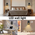 applique murale led noir orientable usb ambiance chambre étude entrée moderne minimaliste