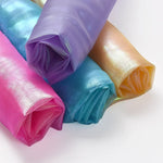 tissu polyester rose brillant moderne 150cm large décoration mariage
