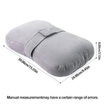 coussin genou gris clair douillet dormeurs latéraux confortable ergonomique poche literie body support