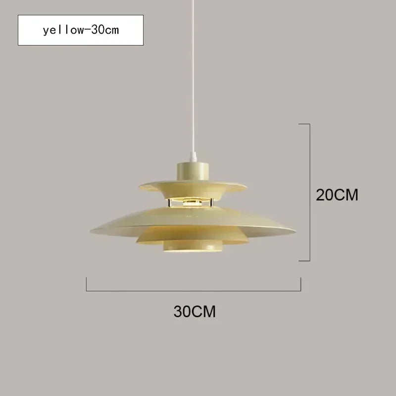 lampe suspendue moderne scandinave blanc vert noir jaune concentrique câble plat pendentifintérieur
