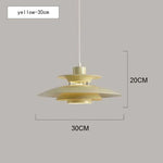 lampe suspendue moderne scandinave blanc vert noir jaune concentrique câble plat pendentifintérieur