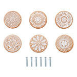 boutons tiroir animaux motifs modernes cartoon vis fixés blanc beige marron gris rose bleu