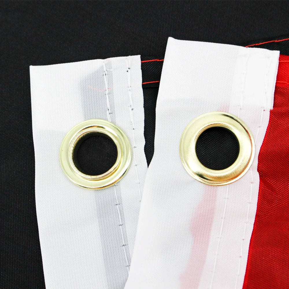 drapeau allemand rouge blanc noir super tex polyester dorés 120 180cm decoration classique