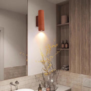 Lampe de chevet vintage en pierre rouge corail, applique murale moderne pour chambre et couloir