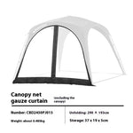 tente camping automatique imperméable grande capacité table chaises pliantes extérieur gris