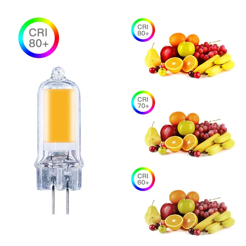 Ampoule LED G4 12W 6W 9W 220V 12V transparente jaune 50000h modernisée