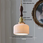 lampe suspendue led blanc doré noyer perforations vintage rustique ampoule e27