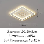 plafonnier led moderne blanc doré minimaliste éclairage cuisine chambre salon