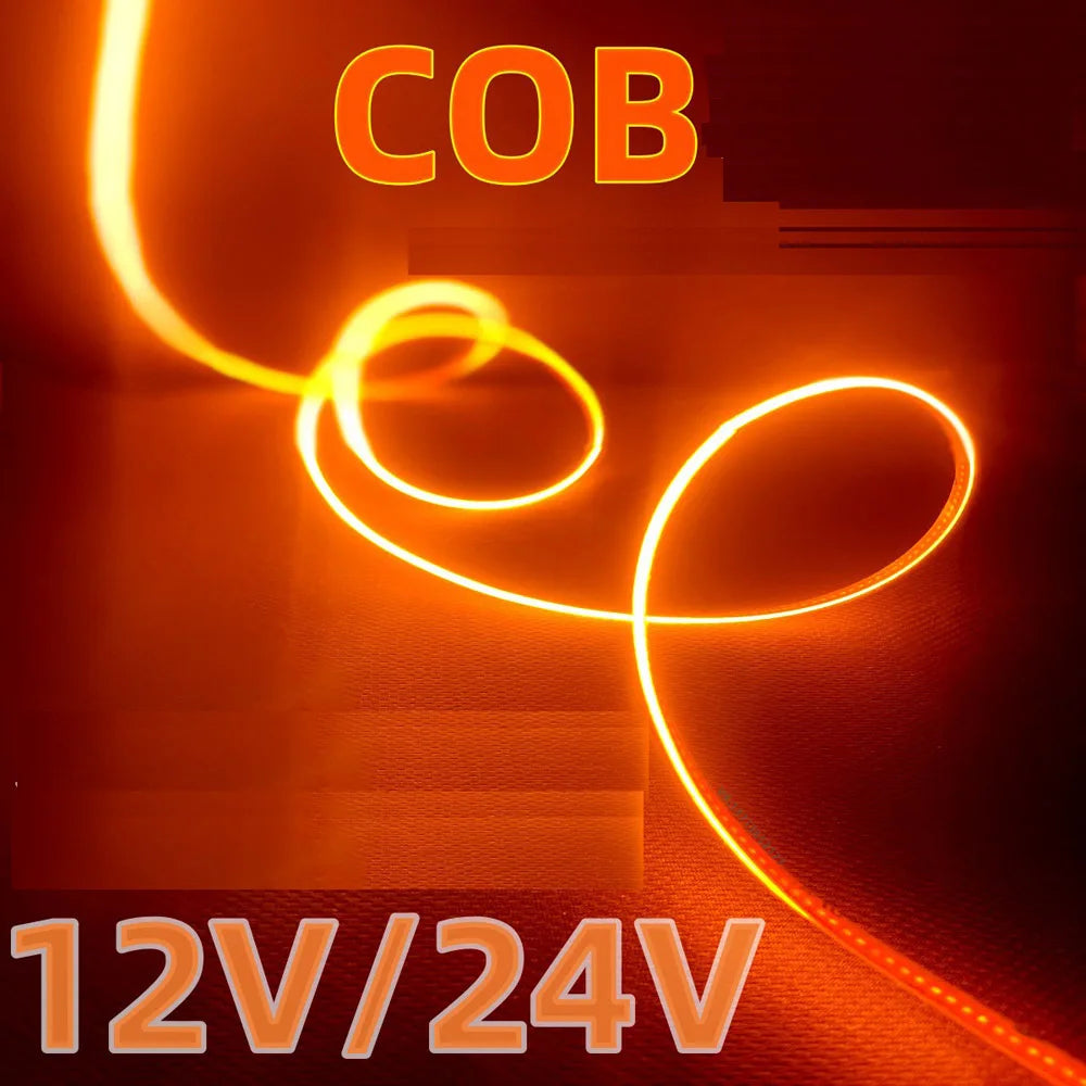 ruban led flexible orange blanc bleu rouge moderne 3mm 5mm 8mm 12v 24v