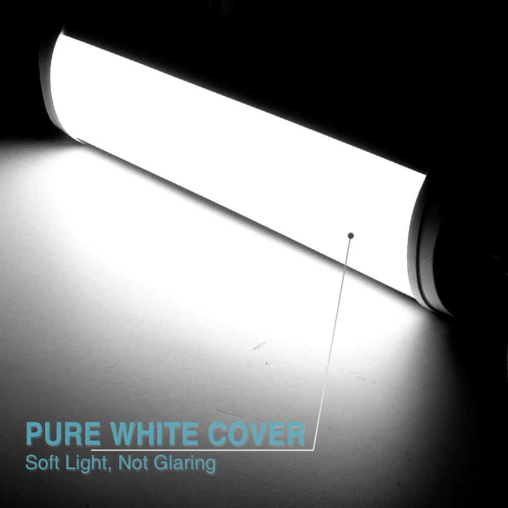 barre lumineuse led 12v blanc pur moderne adhésif interrupteur rotatif 28cm 7.2cm