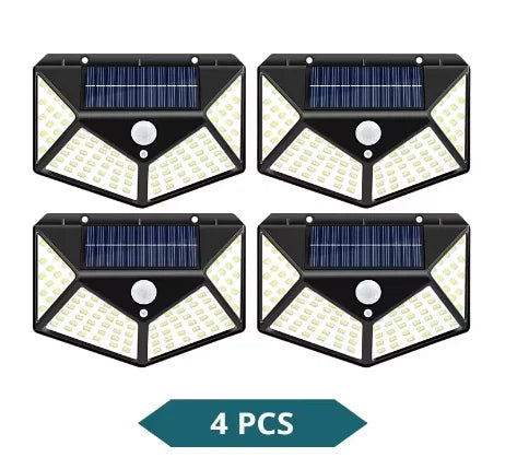lumière led solaire détecteur mouvement extérieure jardin ip65 moderne minimaliste fixations trous