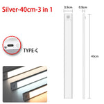 veilleuse led sans fil rechargeable détecteur mouvement sous meuble blanc moderne 10cm 20cm 30cm