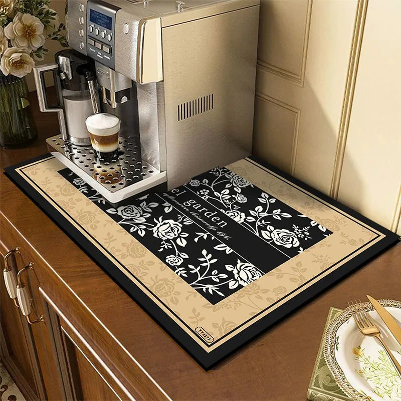 tapis cuisine multicolore carreaux géométriques moderne absorbant rapide séchage respectueux environnement 40x60cm 40x80cm