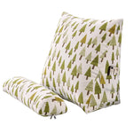 coussin triangle blanc imprimé tour eiffel moderne oreiller amovible lavable bohème