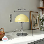 lampe poser moderne jaune blanc contemporain interrupteur tactile verre fer alimentation usb