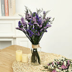 bouquet fleurs séchées eucalyptus gypsophile lavande décoration maison anniversaire valentin boho naturel