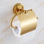 accessoires salle bain or chrome classiques porte savon serviettes anneau roulé fixations murales