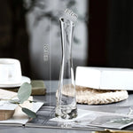 vases modernes transparents simples maison mariage 3pcs grande moyenne petite