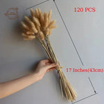 décoration intérieure bouquet plumes séchées rose pâle naturel rustique anniversaire baby shower chambre